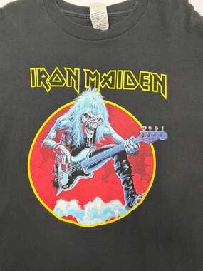 Vintage 2004 Iron Maiden Eddie Bass T Shirt XL
Delta Pro Weight Y2K Band Tee